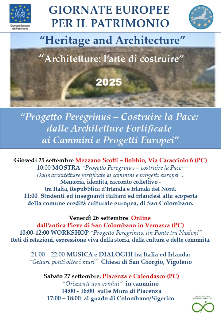Progetto Peregrinus – Costruire la Pace: Dalle Architetture Fortificate  ai Cammini e Progetti Europei